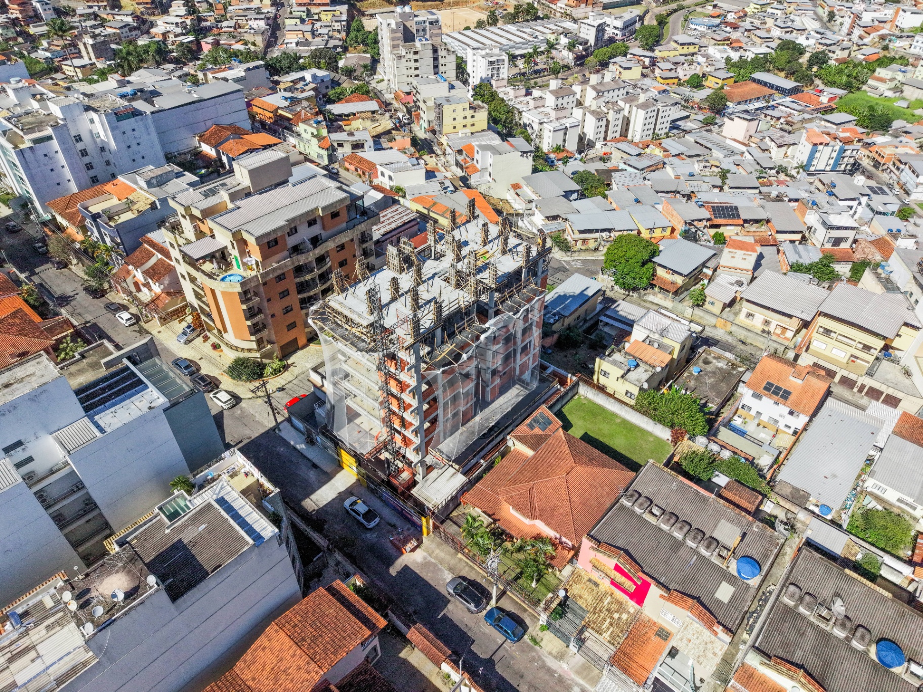 Vista aérea do Jardim Laranjeiras, Juiz de Fora
