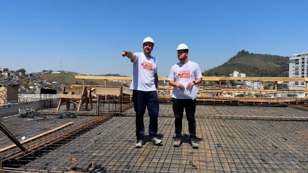 Sócios da Vasto Incorporadora em obra no Jardim Laranjeiras